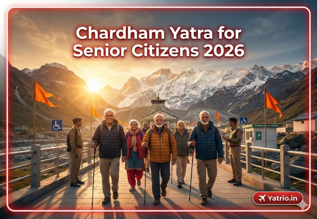 chardham yatra for senior citizens 2026 by Yatrio.in